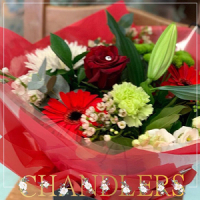 Classic - Lily and Rose Combination Handtied in Water 